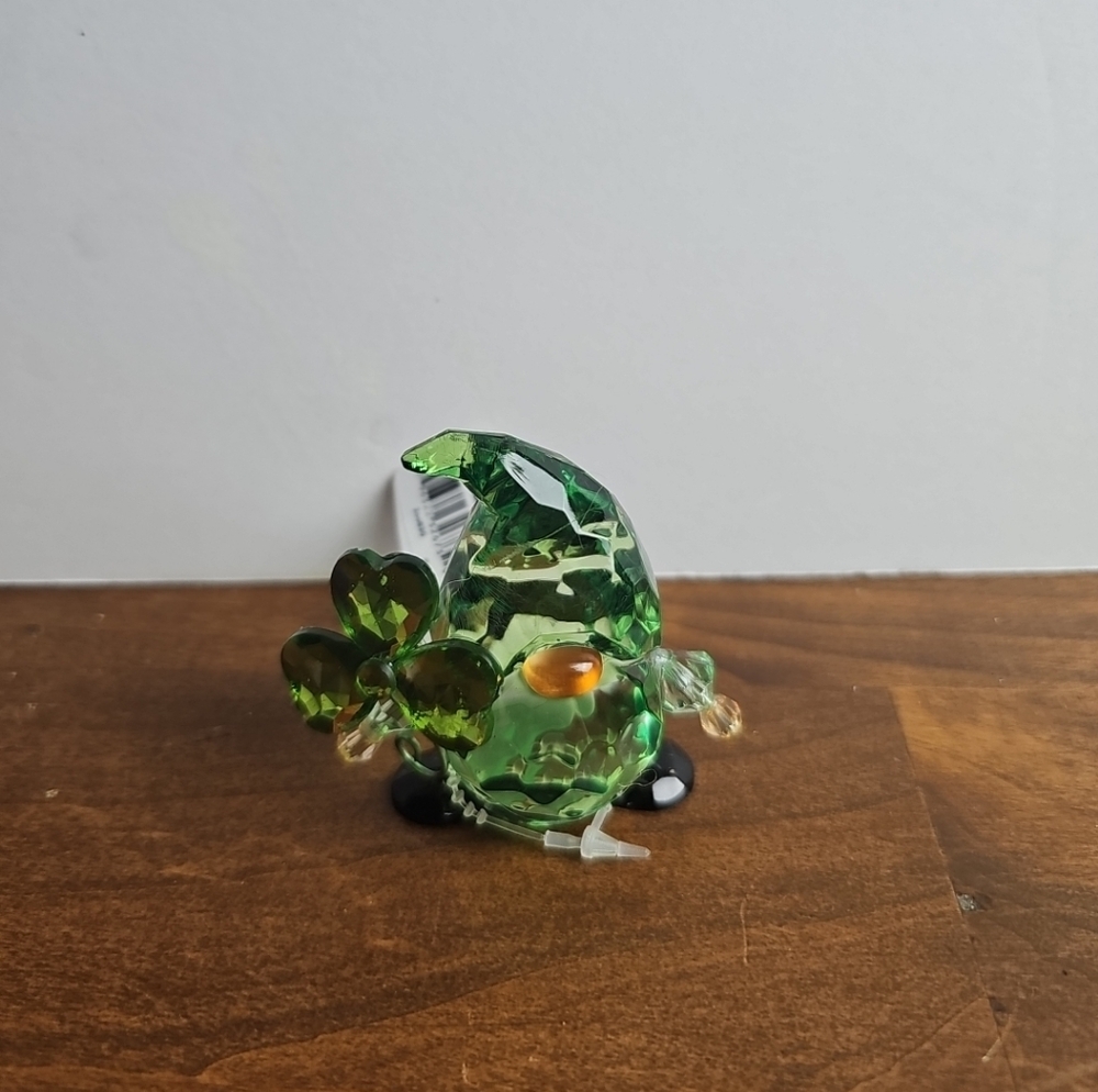 Ganz Lucky Gnome Figurine Elf  with Clover St. Patrick's Day 2.5" Acrylic